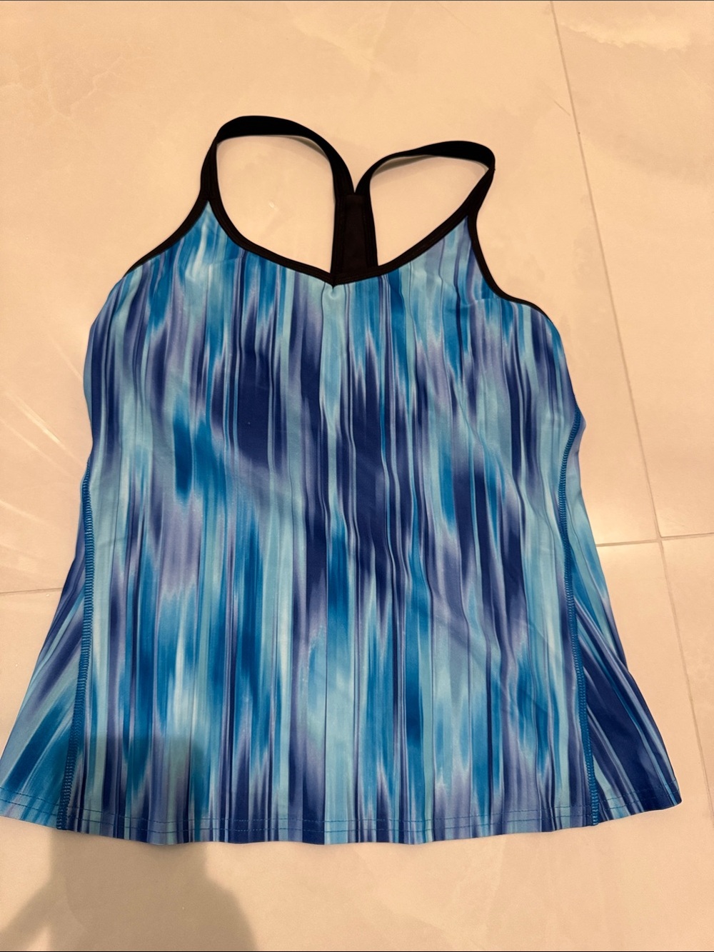 New Balance Blue Multi-Tone Racerback Tank